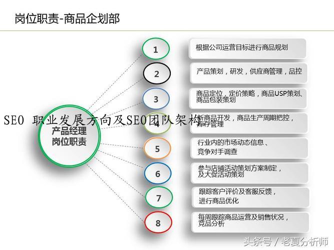 SEO 职业发展方向及SEO团队架构。