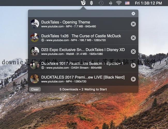 downie是什么软件：Downie 4（苹果电脑下载软件）官方中文版V4.2.7 ｜ 最强mac下载软件之一