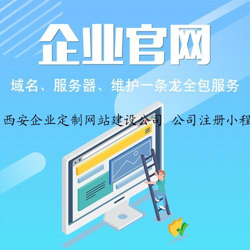 西安企业定制网站建设公司 公司注册小程序 网络推广排名
