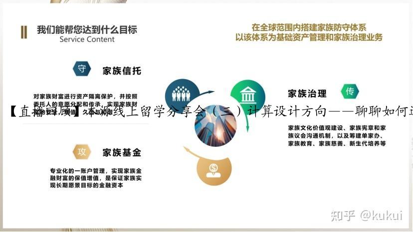 【直播回顾】本源线上留学分享会（三）计算设计方向——聊聊如何逆袭申请名校硕士与转行破局