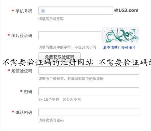 不需要验证码的注册网站 不需要验证码的注册网站有哪些