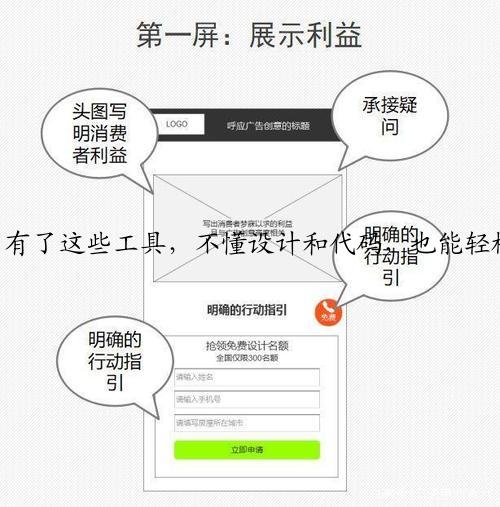 有了这些工具，不懂设计和代码，也能轻松做出高转化落地页！